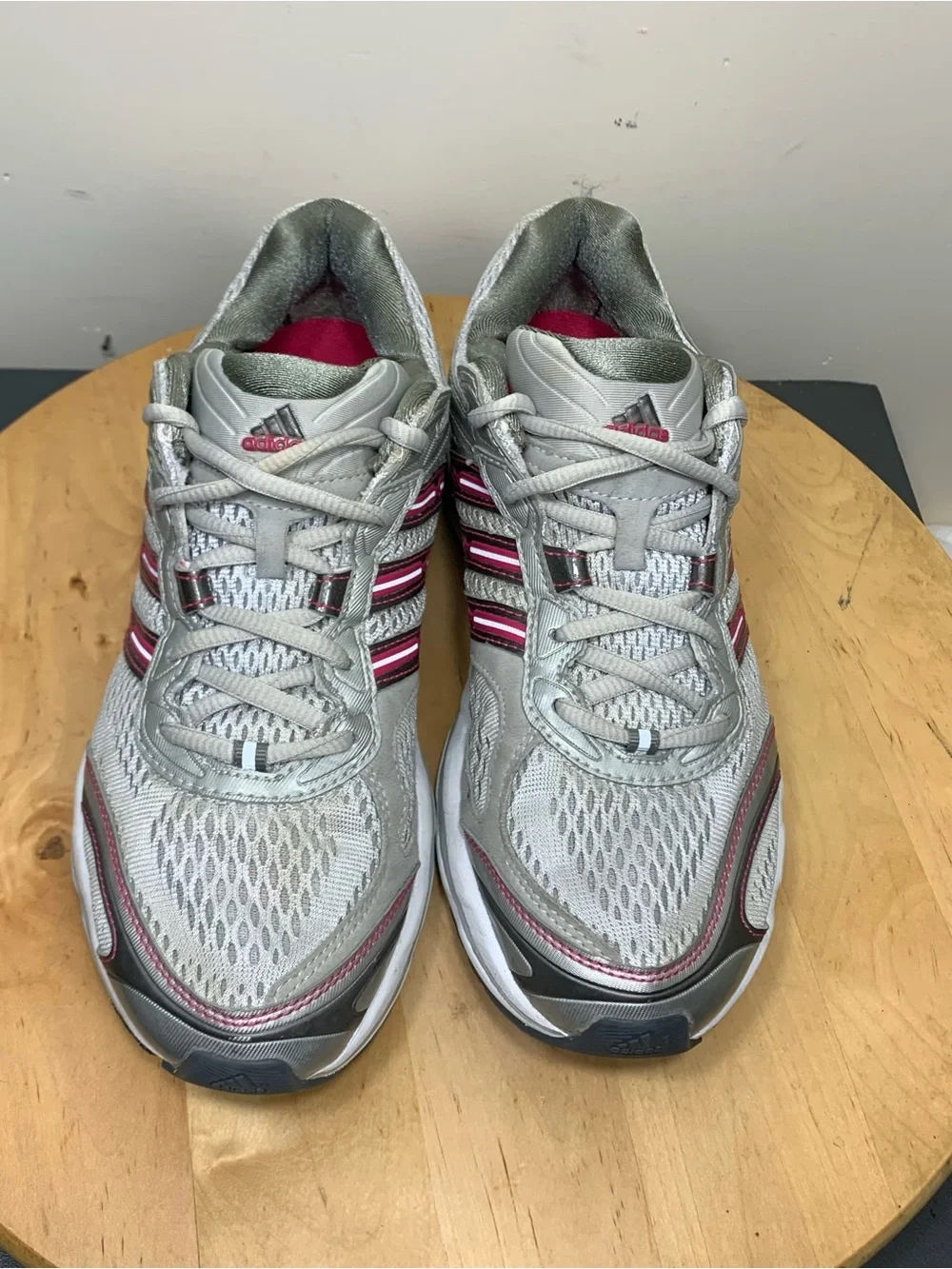 adidas Supernova Running Shoes Gray Prink Adiprene Sz 7.5 Athletic Y2K - Picture 15 of 16